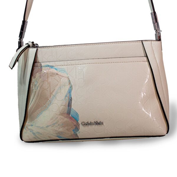 Morral Cros Crema Monograma CALVIN KLEIN